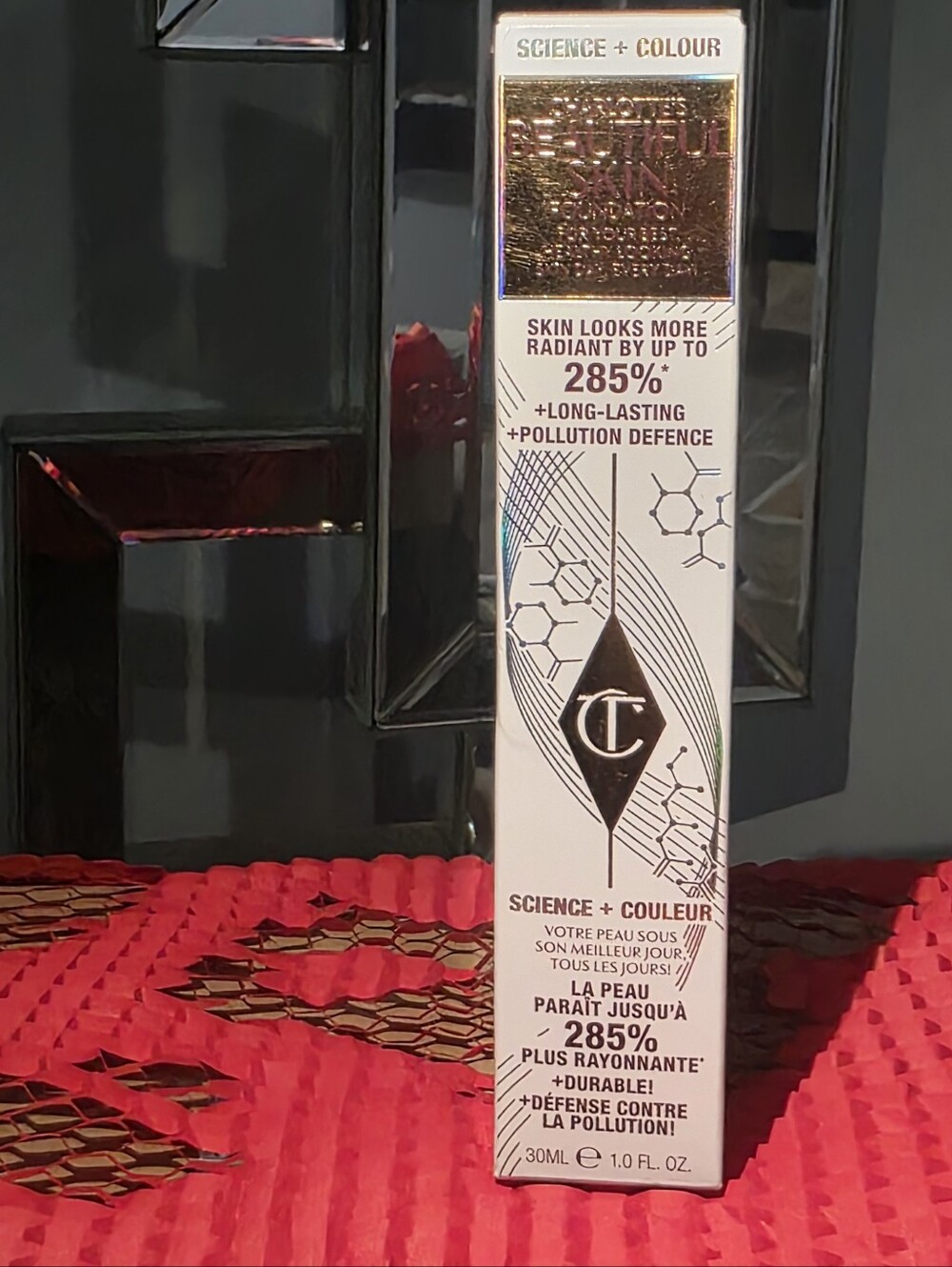Charlotte Tilbury Beautiful Skin Foundation - Shade 7 Warm - 30ml - BNIB